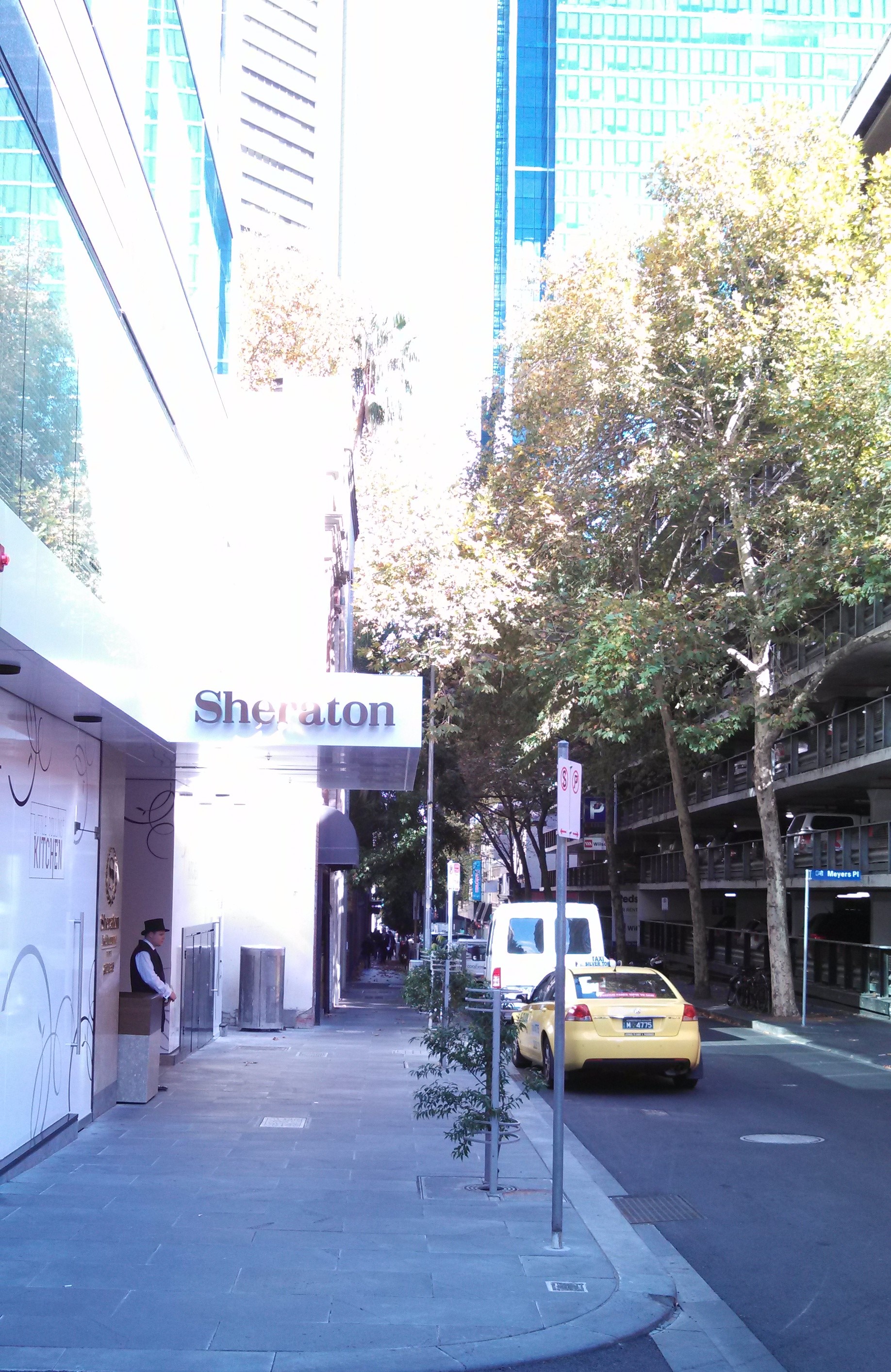 Sheraton Hotel in Melbourne - click to see an enlarged version of this image
