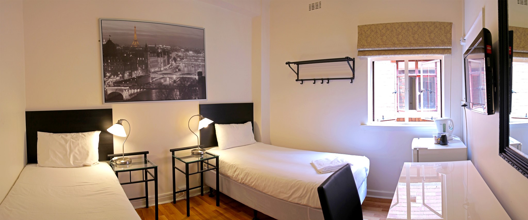 City Centre Budget Hotel, Single or Twin Room - for 1-2 people - click to see an enlarged version of this image